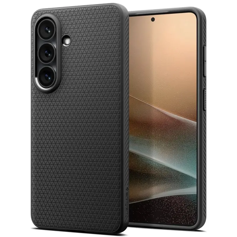 Etui SPIGEN LIQUID AIR do Samsung Galaxy S26, Matte Black 1, TPU