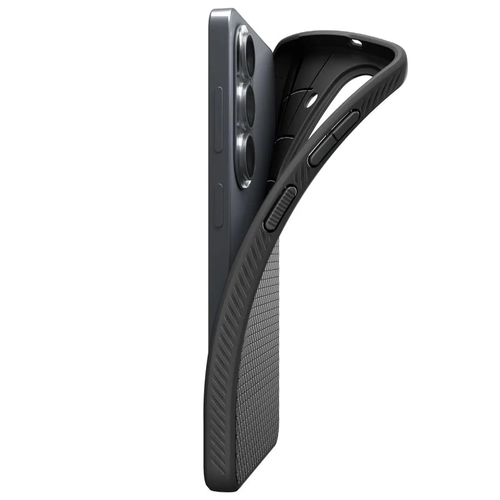 Etui SPIGEN LIQUID AIR do Samsung Galaxy S26, Matte Black 2, TPU