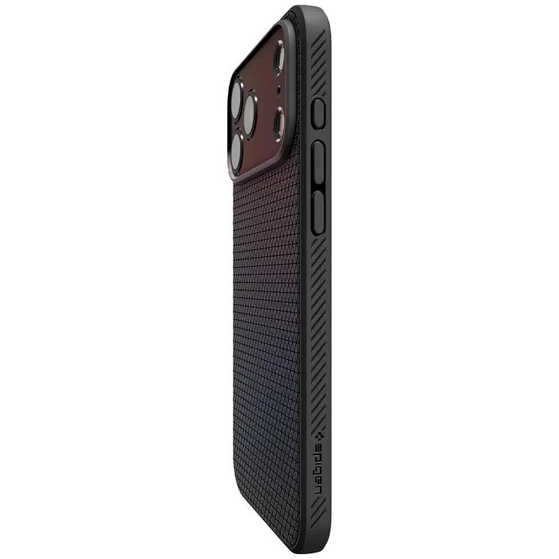 Etui SPIGEN LIQUID AIR do Apple iPhone 17 Pro / 18 Pro (6.3"), Matte Black 2, TPU