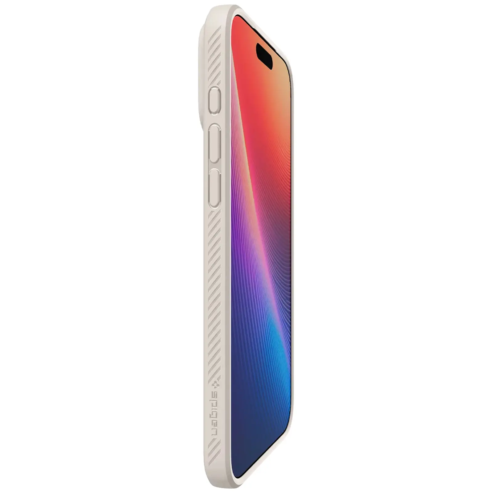 Etui SPIGEN LIQUID AIR do Apple iPhone 17 Pro / 18 Pro (6.3"), Natural Titanium 1, TPU