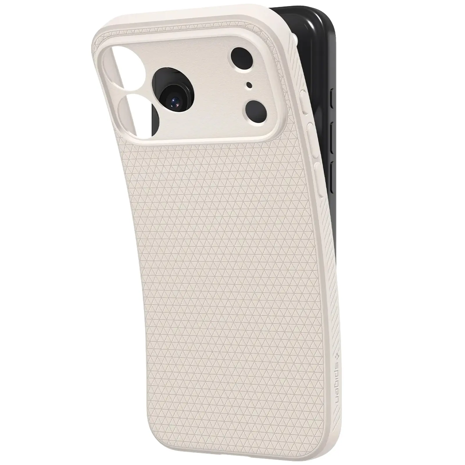 Etui SPIGEN LIQUID AIR do Apple iPhone 17 Pro / 18 Pro (6.3"), Natural Titanium 4, TPU