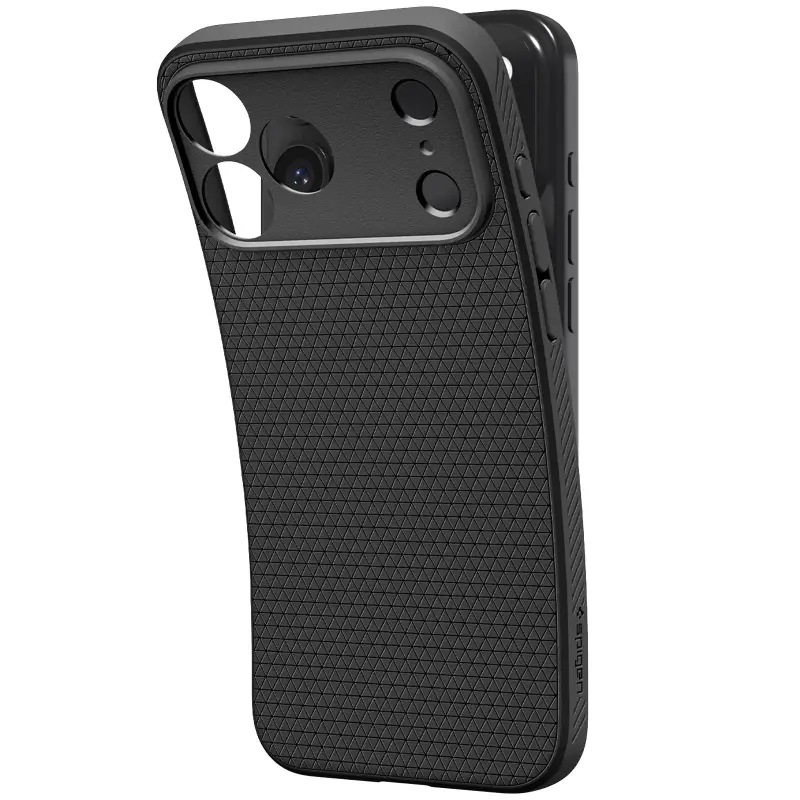 Etui SPIGEN LIQUID AIR do Apple iPhone 17 Pro Max / 18 Pro Max (6.9"), Matte Black 4, TPU
