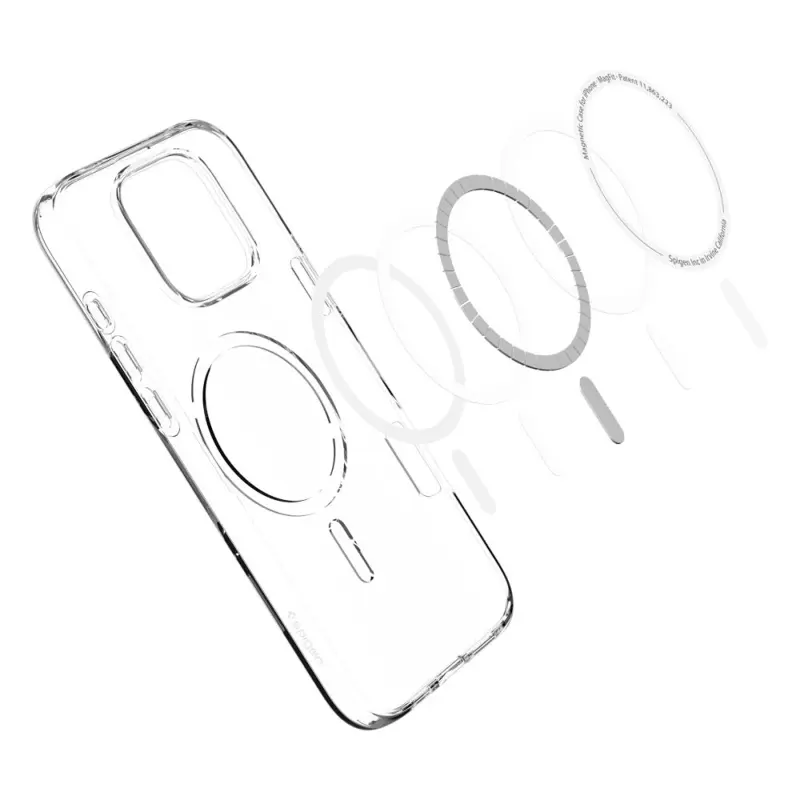 Etui Spigen Liquid Crystal Mag Magsafe do iPhone 16 Pro (6.3"), Clear 5, TPU