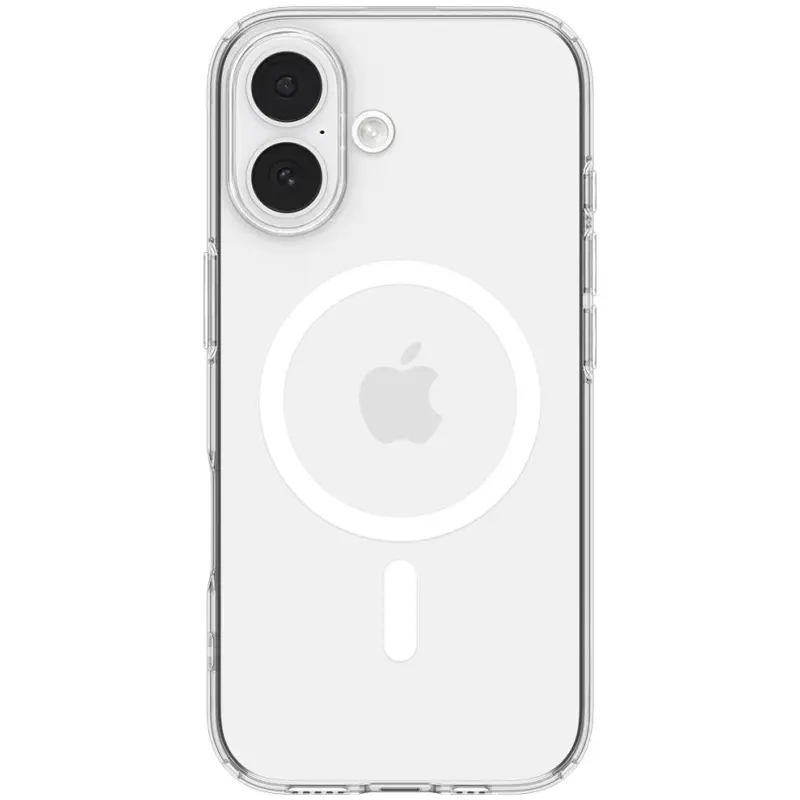 Etui Spigen Liquid Crystal Mag Magsafe do iPhone 17 (6.3"), Clear / White 1, TPU