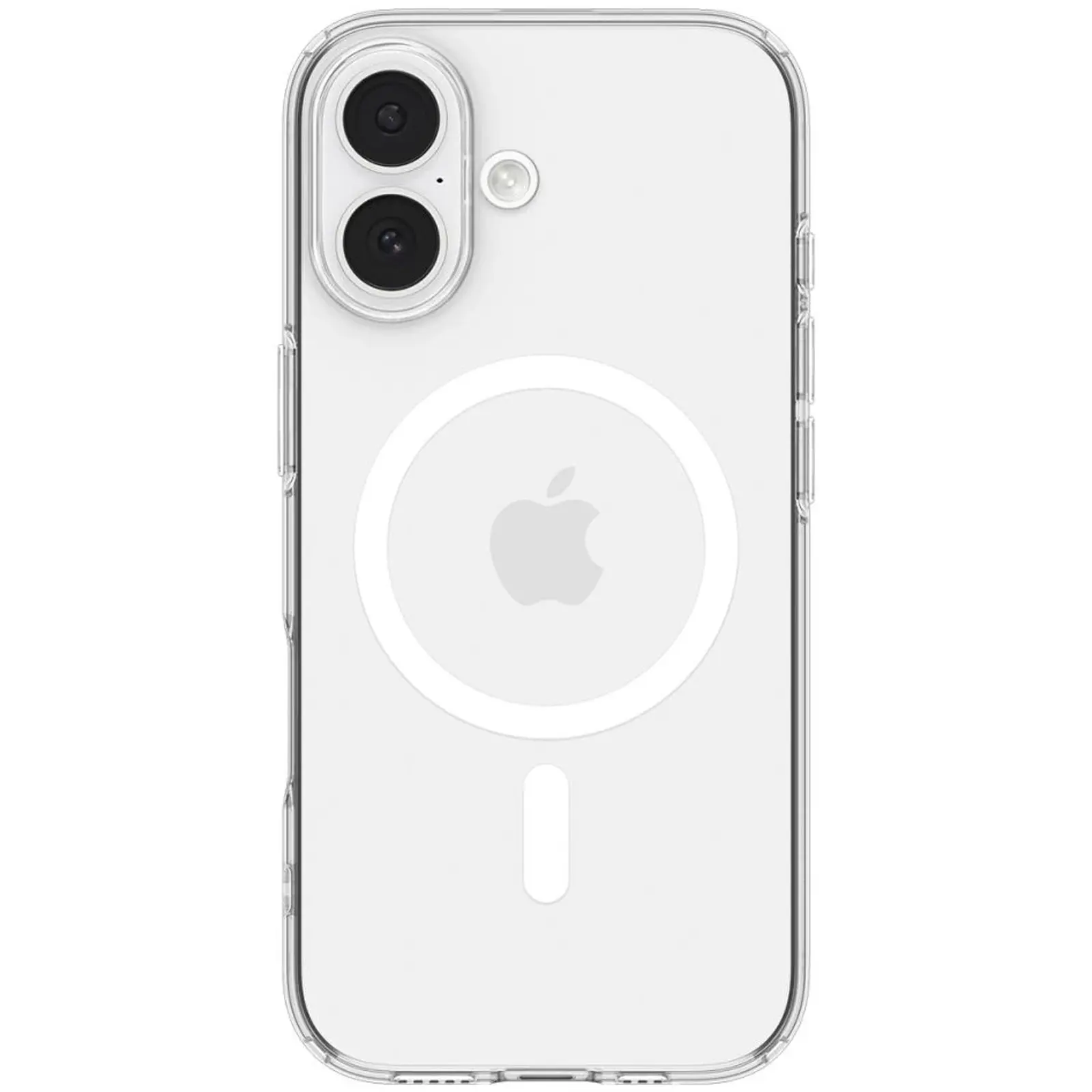 Etui Spigen Liquid Crystal Mag Magsafe do iPhone 17 (6.3"), Clear / White 1, TPU