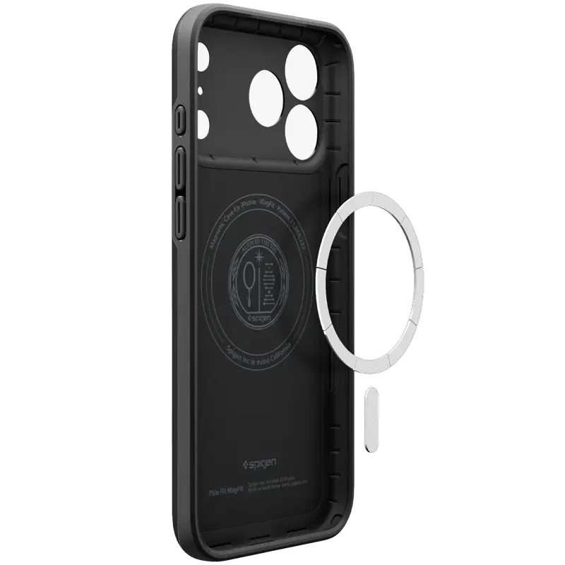 Чехол Spigen Thin Fit Magsafe для iPhone 17 Pro Max / 18 Pro Max (6.9"), Black 1, TPU+PC