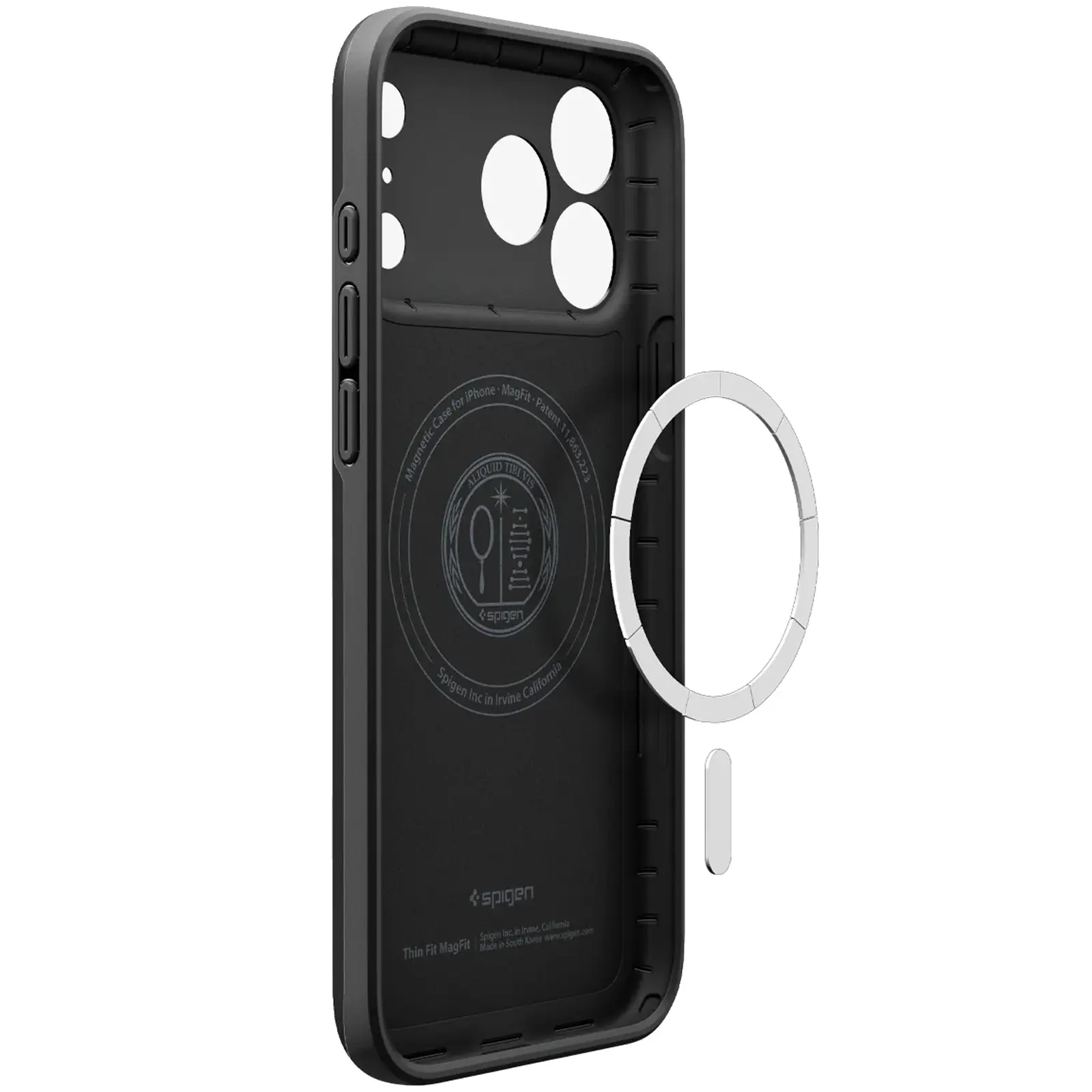 Чехол Spigen Thin Fit Magsafe для iPhone 17 Pro Max / 18 Pro Max (6.9"), Black 1, TPU+PC