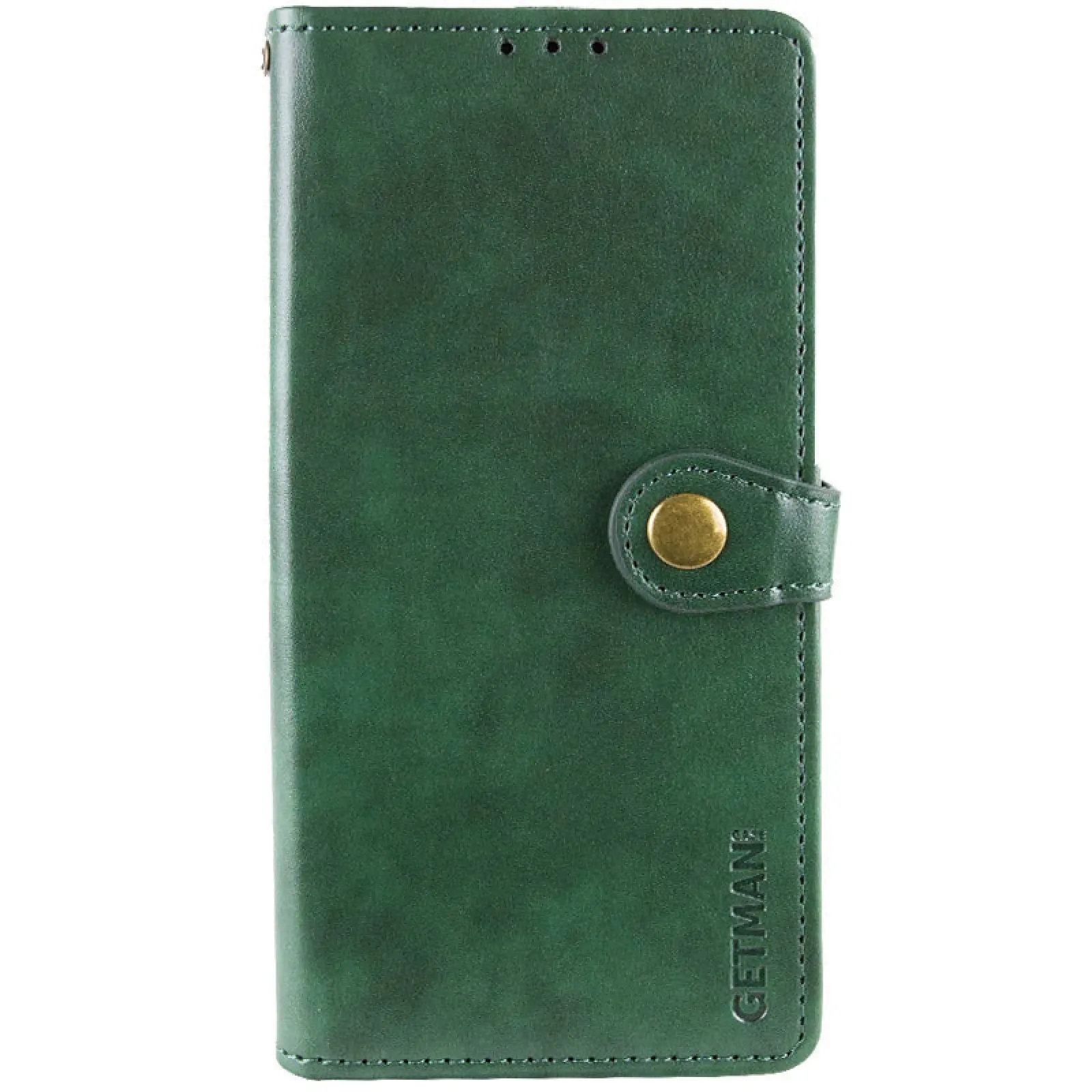Leather book case GETMAN Gallant (PU) for Samsung Galaxy S25 Ultra, Green, Faux leather