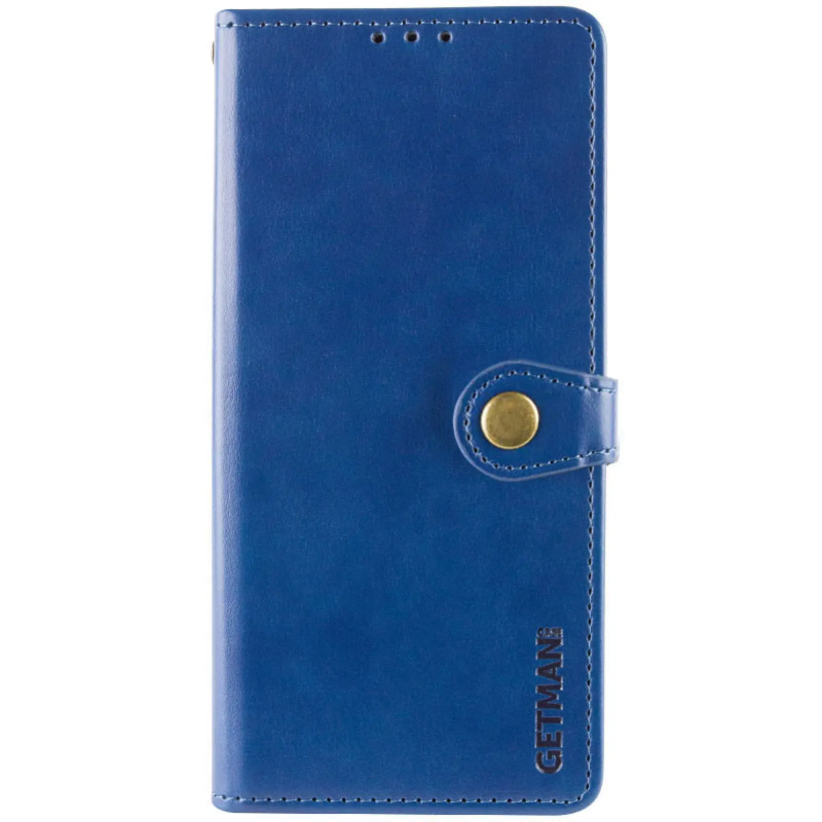 Leather book case GETMAN Gallant (PU) for Samsung Galaxy S25+ / S24+, Blue, Faux leather