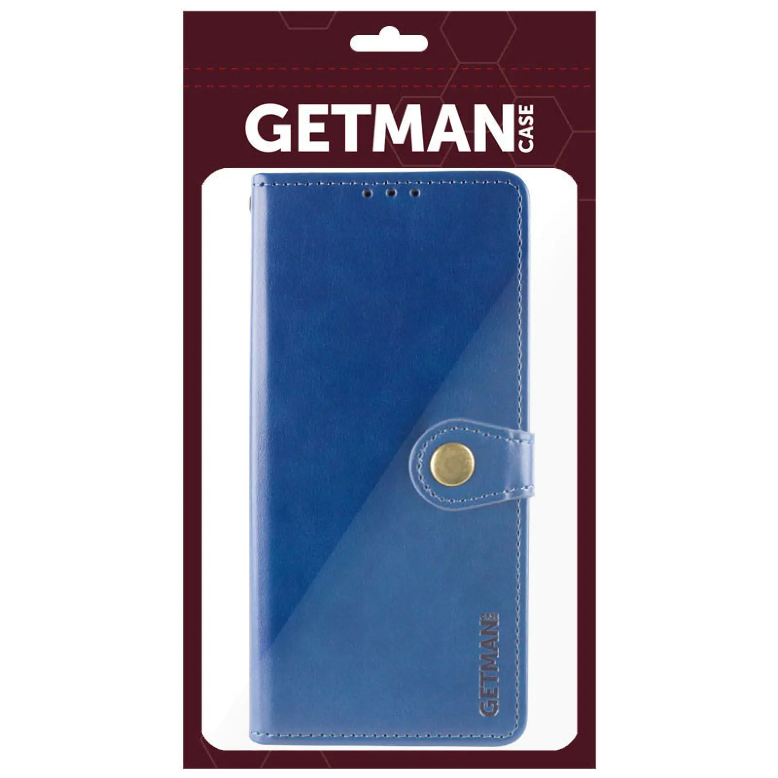 Leather book case GETMAN Gallant (PU) for Samsung Galaxy A17 4G/5G, Blue 3, Faux leather