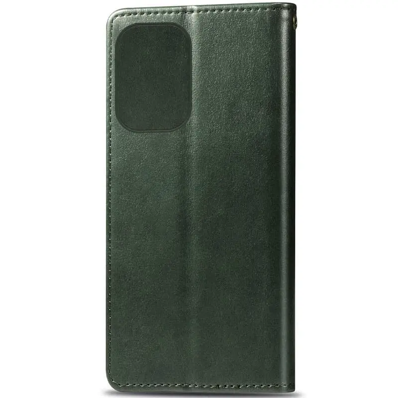 Leather book case GETMAN Gallant (PU) for Samsung Galaxy S26 Ultra, Green 1, Faux leather