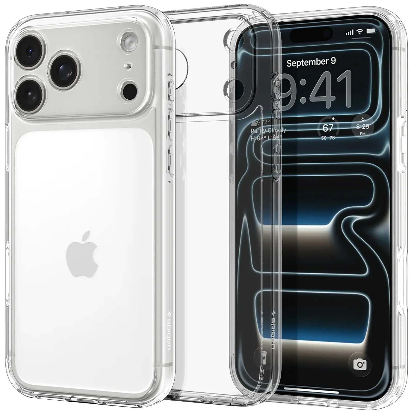 Case SPIGEN ULTRA HYBRID for Apple iPhone 17 Pro / 18 Pro (6.3"), TPU+PC