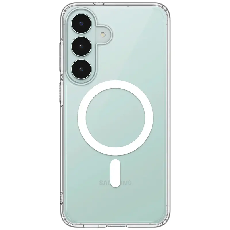 Etui SPIGEN ULTRA HYBRID MAG MAGSAFE do Samsung Galaxy S26 FE, Clear / White 2, TPU+PC