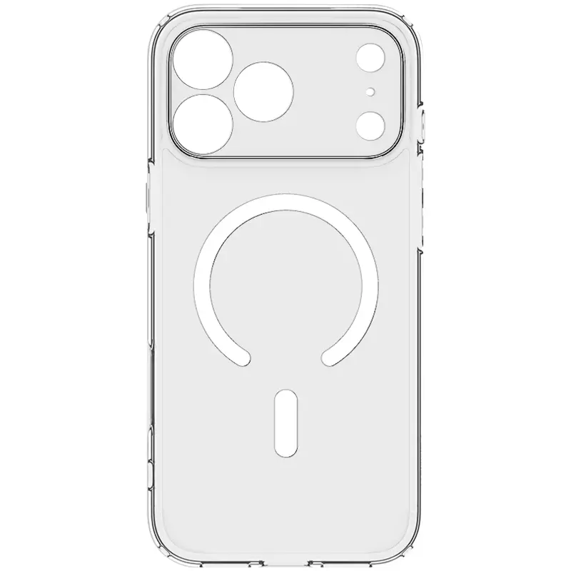 Чехол Spigen Ultra Hybrid Magsafe для Apple iPhone 17 Pro Max / 18 Pro Max (6.9"), Clear / White 1, TPU+PC