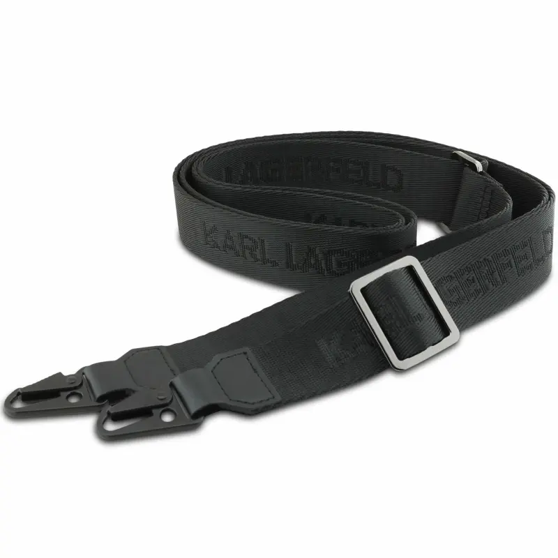 Etui Karl Lagerfeld Saffiano Crossbody Strap do Apple iPhone 17 Pro / 18 Pro, Black 1, Sztuczna skóra