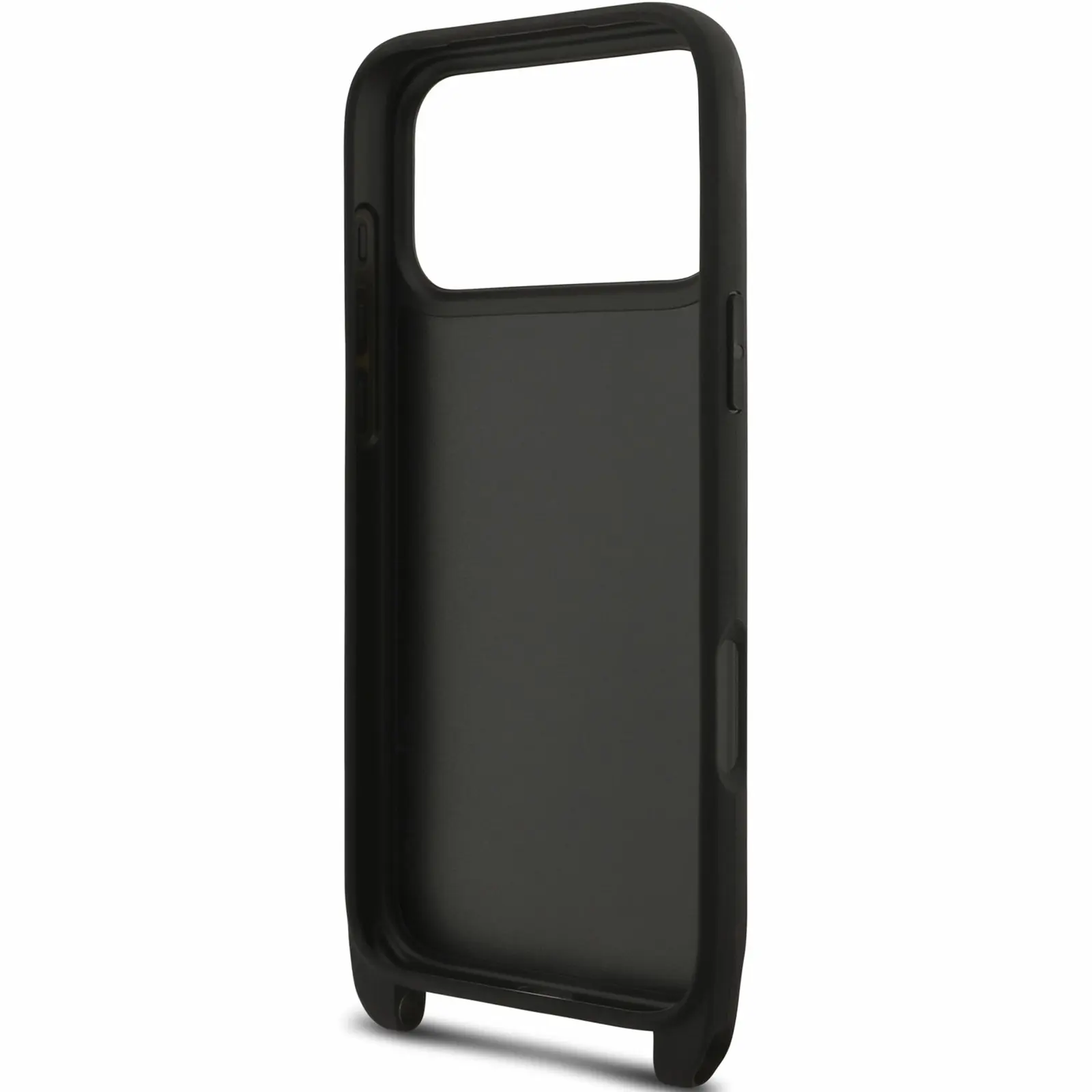 Case Karl Lagerfeld Saffiano Crossbody Strap for Apple iPhone 17 Pro Max / 18 Pro Max, Black 5, Faux leather