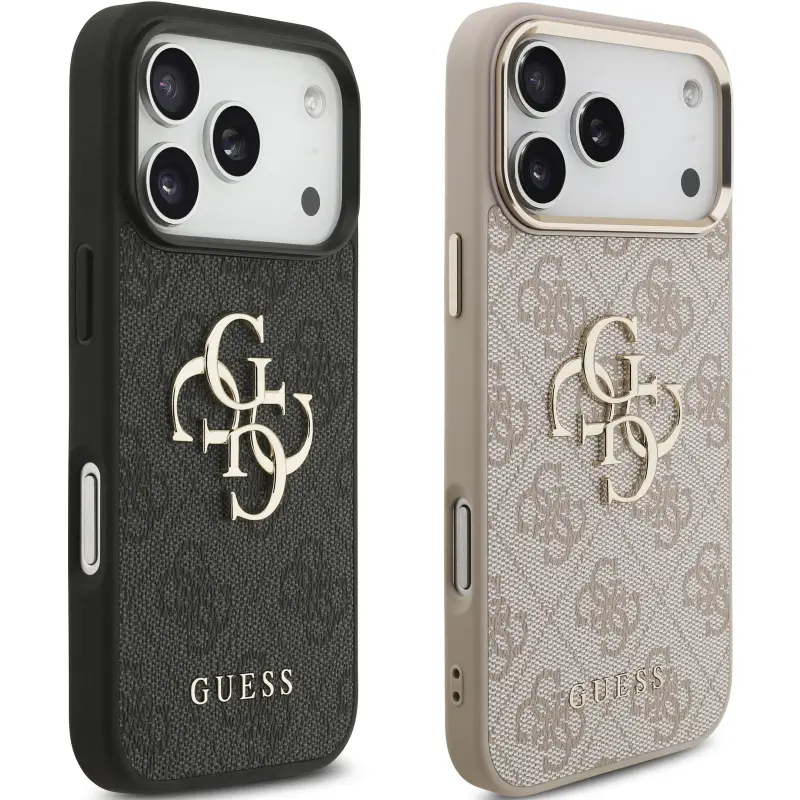 Чехол Guess 4G Big Logo для Apple iPhone 17 Pro / 18 Pro, Искусственная кожа