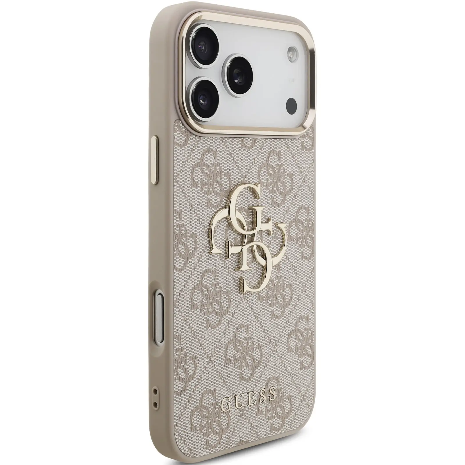 Чехол Guess 4G Big Logo для Apple iPhone 17 Pro / 18 Pro, Pink 2, Искусственная кожа