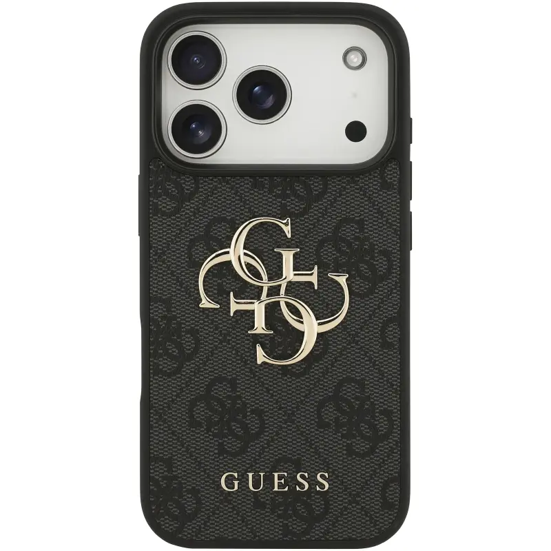 Etui Guess 4G Big Logo do Apple iPhone 17 Pro Max / 18 Pro Max, Grey 1, Sztuczna skóra
