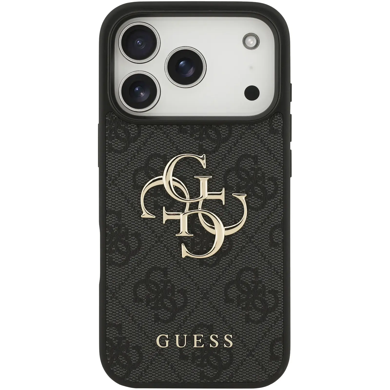 Etui Guess 4G Big Logo do Apple iPhone 17 Pro Max / 18 Pro Max, Grey 1, Sztuczna skóra