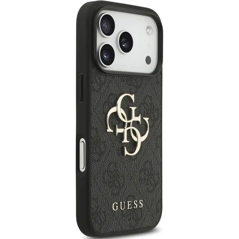 Etui Guess 4G Big Logo do Apple iPhone 17 Pro Max / 18 Pro Max, Grey 2, Sztuczna skóra