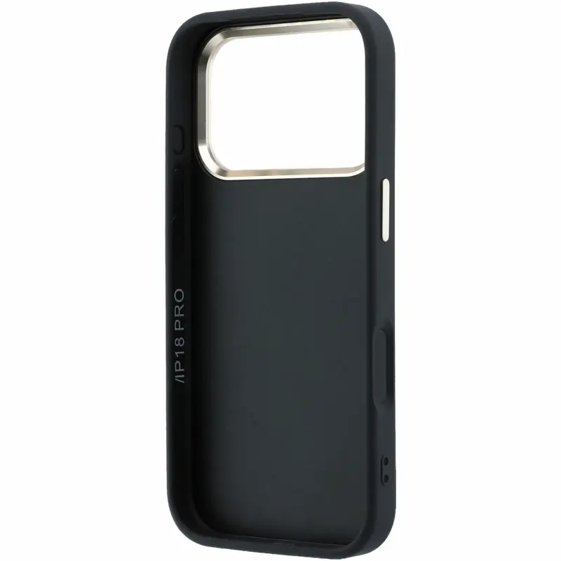 Case Guess 4G & Big Resin Logo for Apple iPhone 17 Pro / 18 Pro, Black 3, Faux leather
