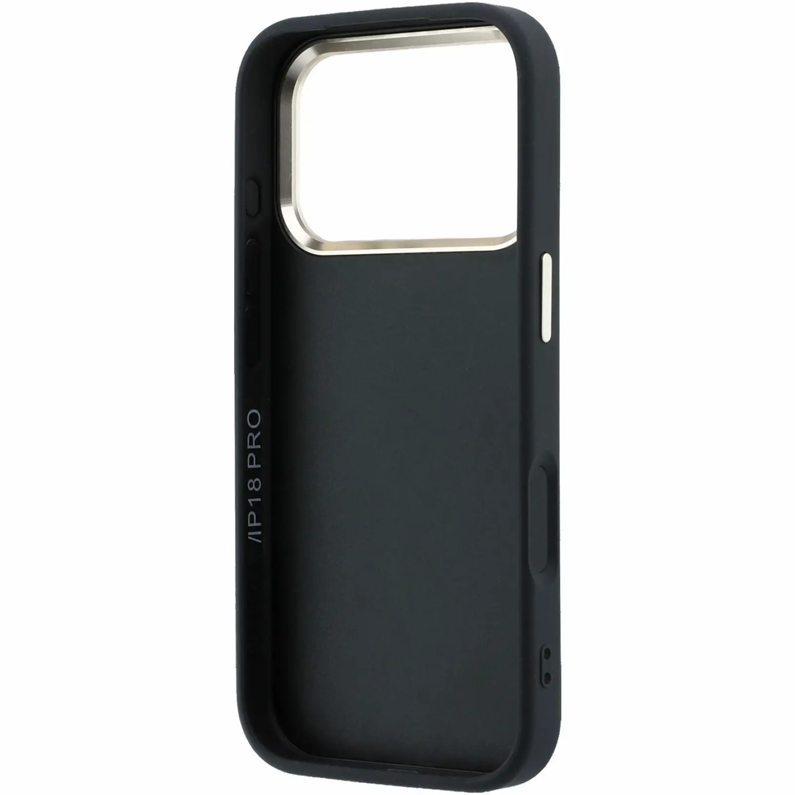 Case Guess 4G & Big Resin Logo for Apple iPhone 17 Pro / 18 Pro, Black 3, Faux leather