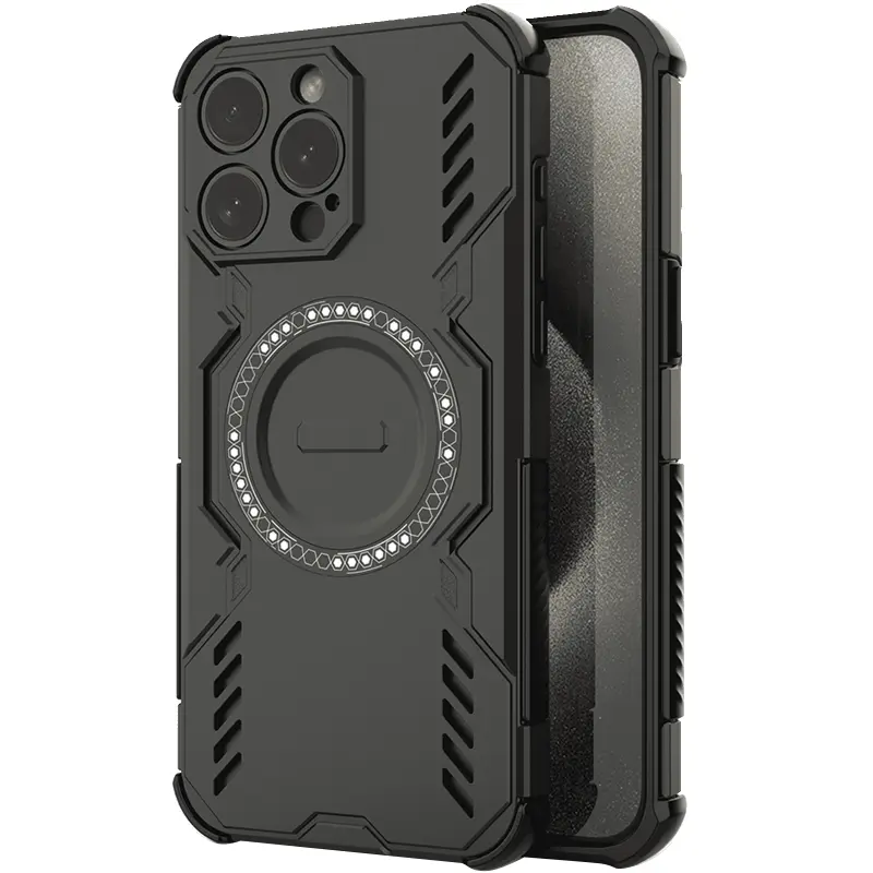 TPU+PC etui Techsuit ArmorMag do Apple iPhone 15 Pro (6.1"), TPU+PC