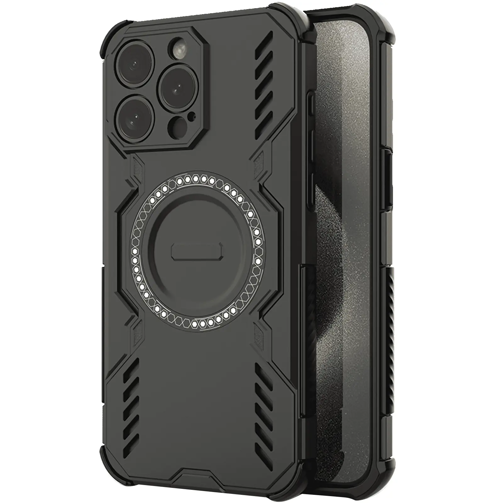 TPU+PC etui Techsuit ArmorMag do Apple iPhone 15 Pro (6.1"), TPU+PC