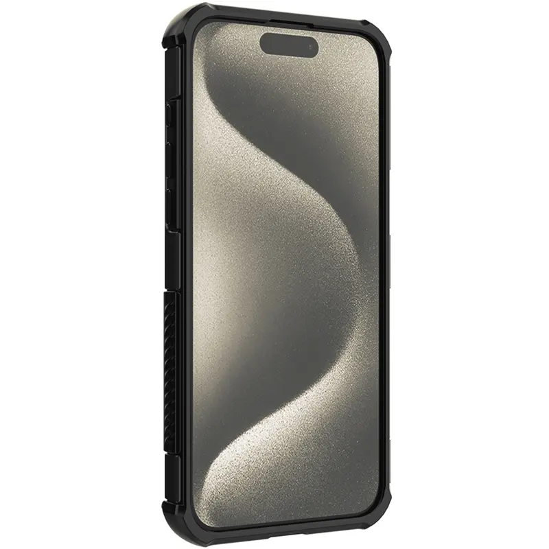 TPU+PC etui Techsuit ArmorMag do Apple iPhone 15 Pro (6.1"), Czarny 2, TPU+PC
