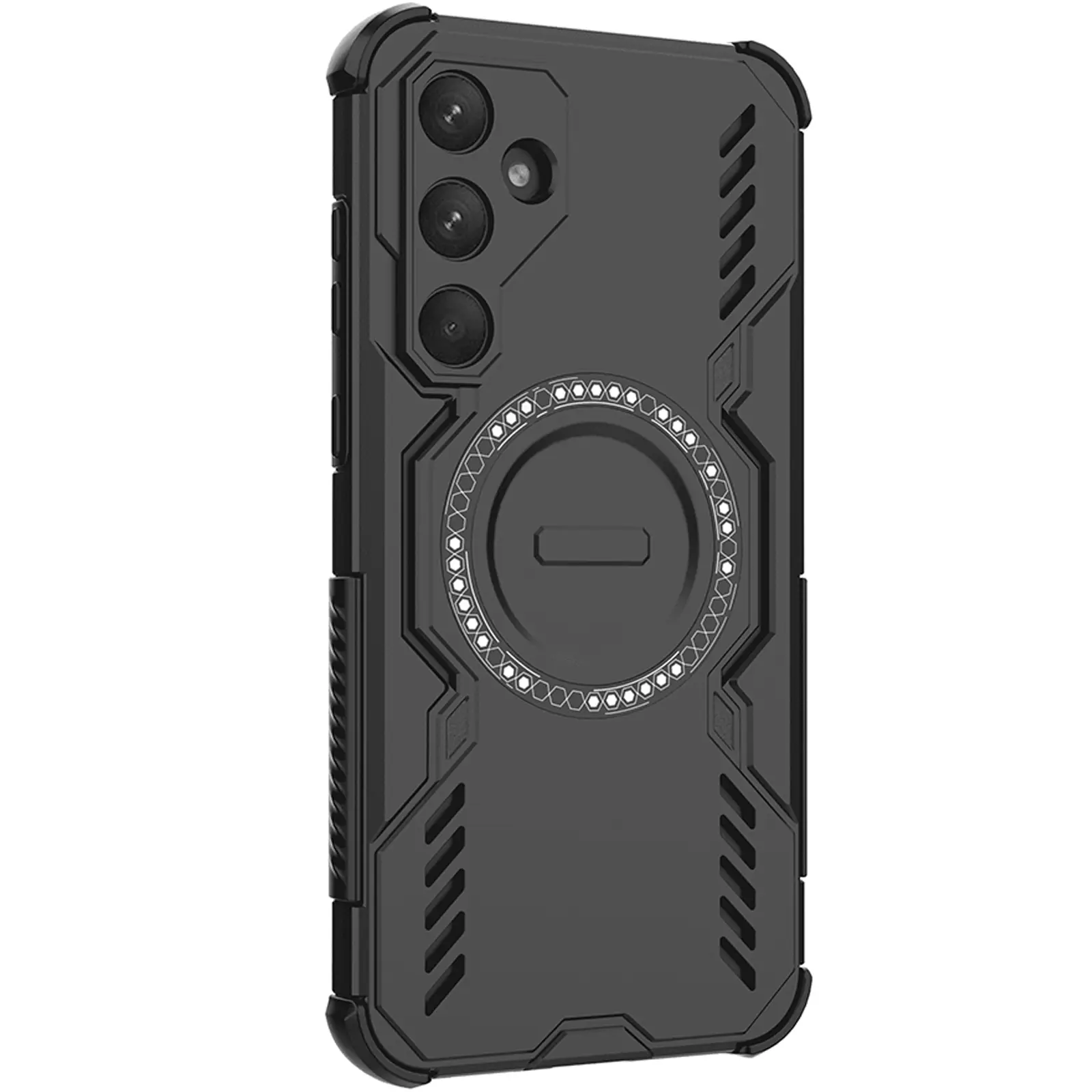 TPU+PC чохол Techsuit ArmorMag для Samsung Galaxy A55 5G, Чорний 4, TPU+PC