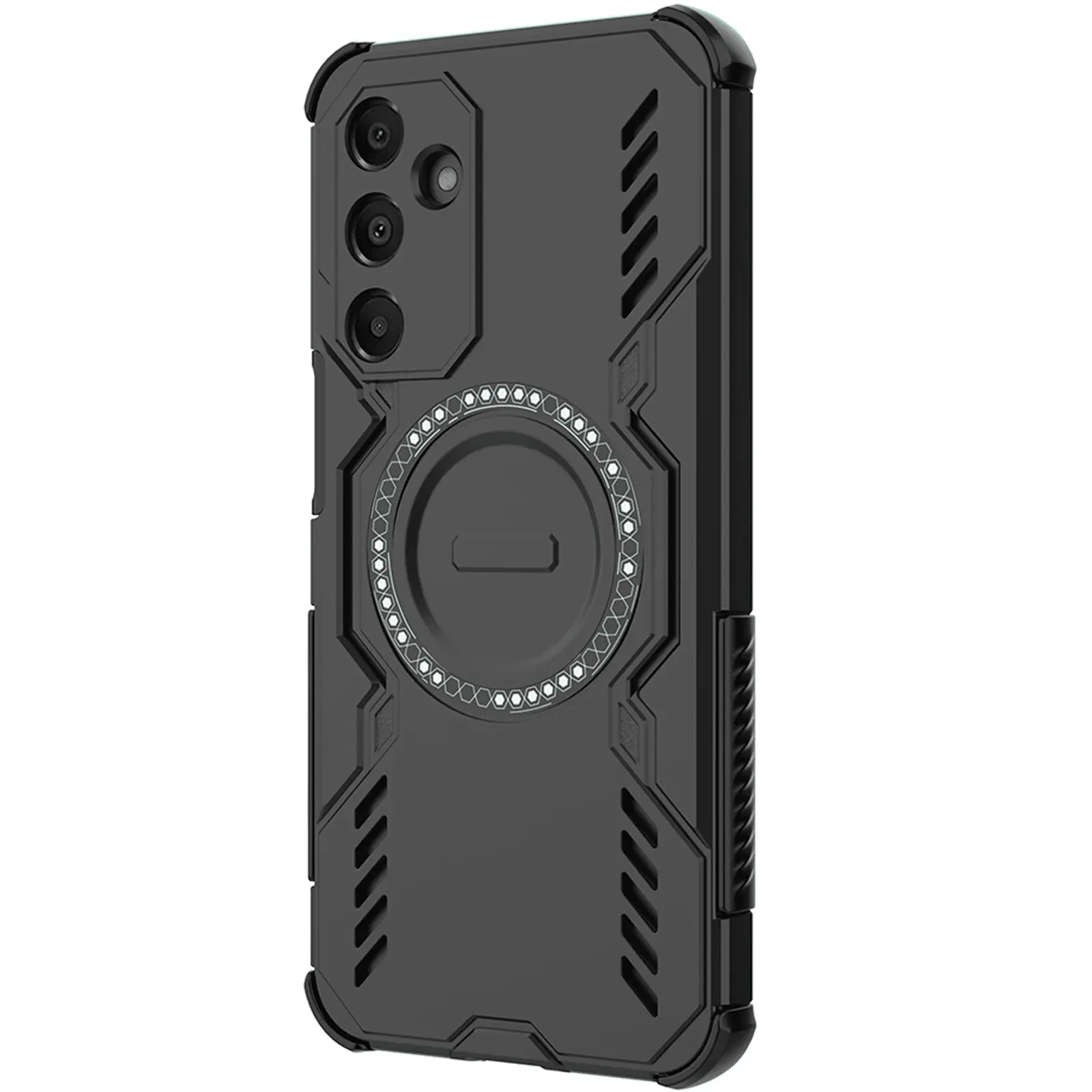 TPU+PC etui Techsuit ArmorMag do Samsung Galaxy A16 4G/5G, Czarny 1, TPU+PC