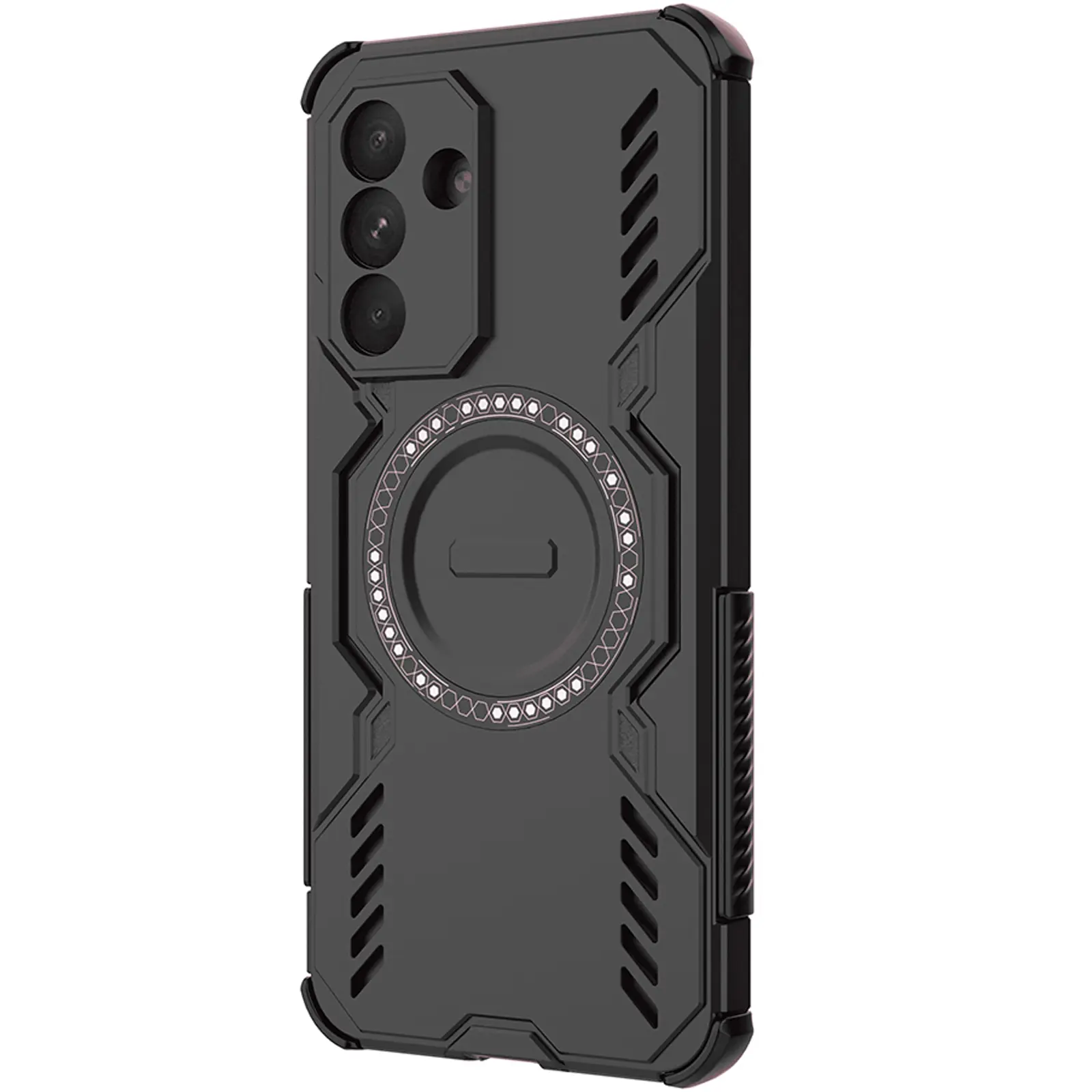 TPU+PC etui Techsuit ArmorMag do Samsung Galaxy A36 5G, Czarny 1, TPU+PC