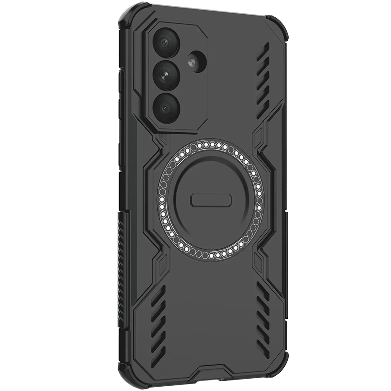 TPU+PC etui Techsuit ArmorMag do Samsung Galaxy A36 5G, Czarny 3, TPU+PC