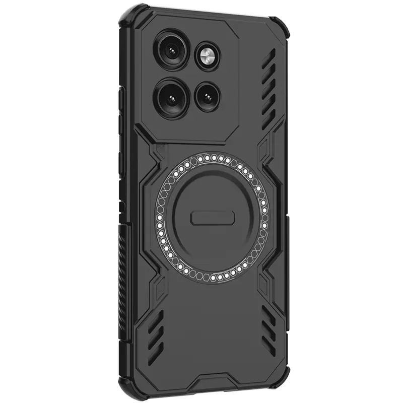 TPU+PC etui Techsuit ArmorMag do Motorola Edge 50 Neo / 60 Neo, Czarny 3, TPU+PC
