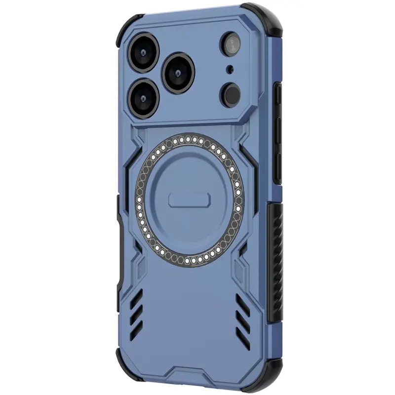 TPU+PC чохол Techsuit ArmorMag для Apple iPhone 18 Pro / 17 Pro (6.3"), Синій 1, TPU+PC