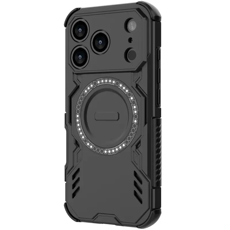 TPU+PC чехол Techsuit ArmorMag для Apple iPhone 18 Pro Max / 17 Pro Max (6.9"), Черный 1, TPU+PC