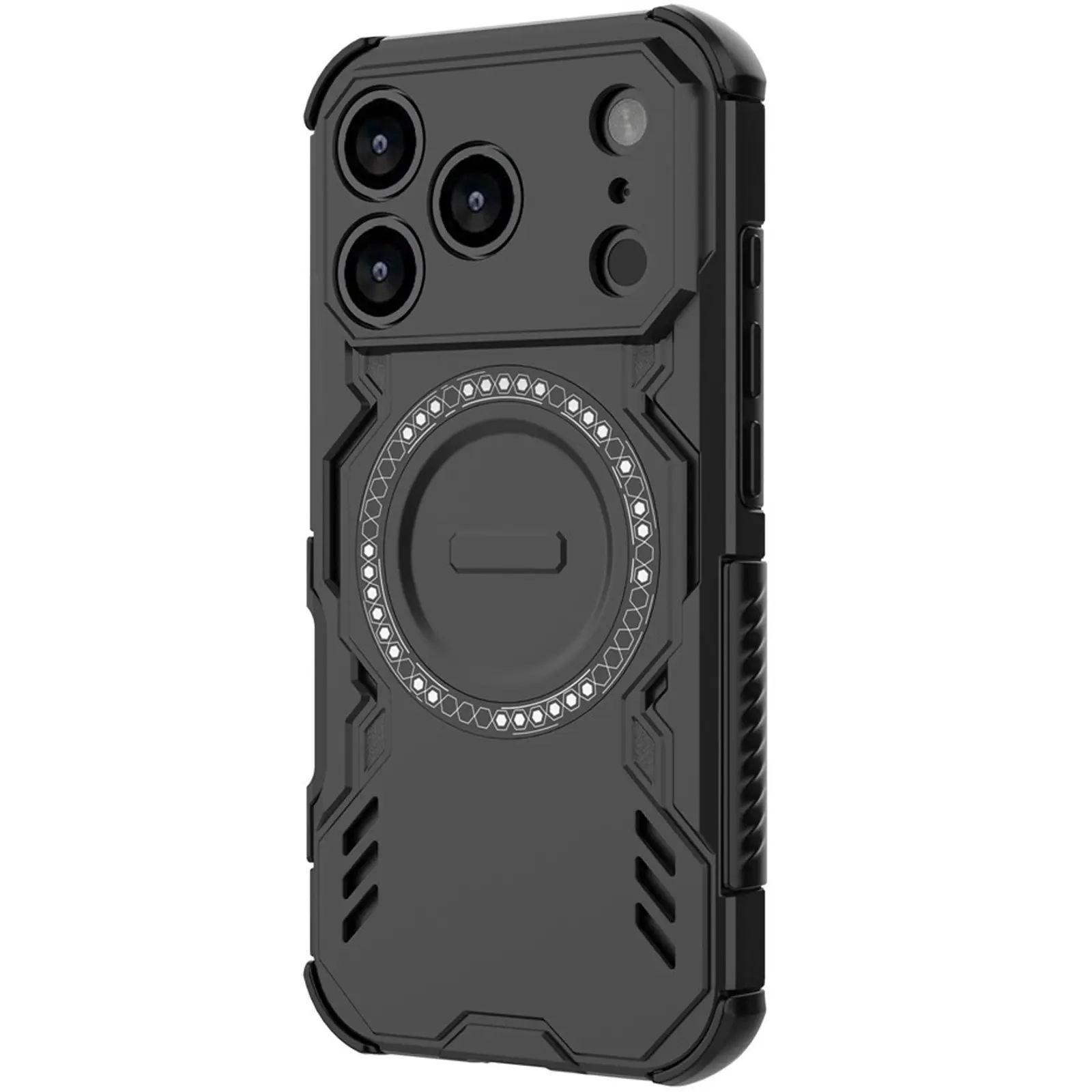TPU+PC чехол Techsuit ArmorMag для Apple iPhone 18 Pro Max / 17 Pro Max (6.9"), Черный 1, TPU+PC