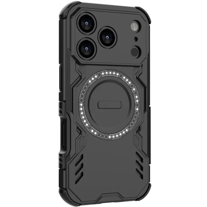 TPU+PC чехол Techsuit ArmorMag для Apple iPhone 18 Pro Max / 17 Pro Max (6.9"), Черный 3, TPU+PC
