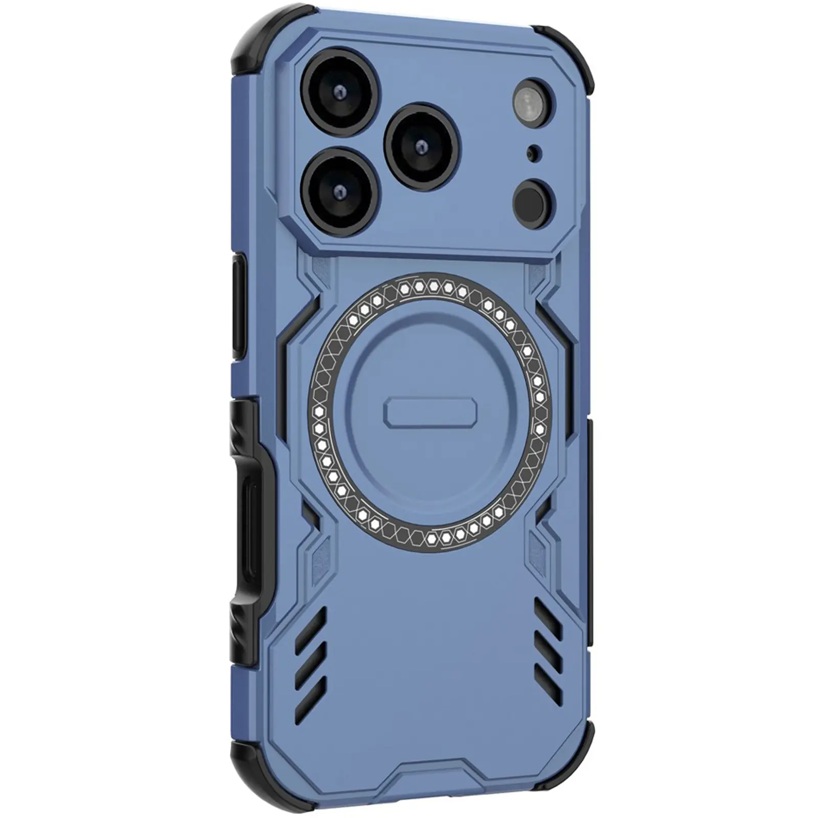 TPU+PC чехол Techsuit ArmorMag для Apple iPhone 18 Pro Max / 17 Pro Max (6.9"), Синий 3, TPU+PC