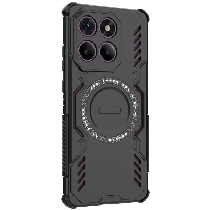 TPU+PC etui Techsuit ArmorMag do Motorola Edge 60 Pro, Czarny 4, TPU+PC