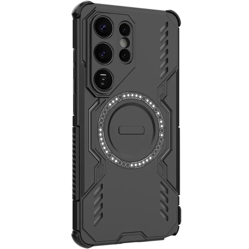 TPU+PC etui Techsuit ArmorMag do Samsung Galaxy S26 Ultra, Czarny 3, TPU+PC