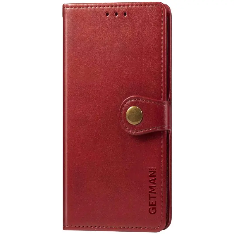 Skórzane etui książka Gallant (PU) do Samsung Galaxy A08 / A07 4G / A07s, Czerwony, Sztuczna skóra