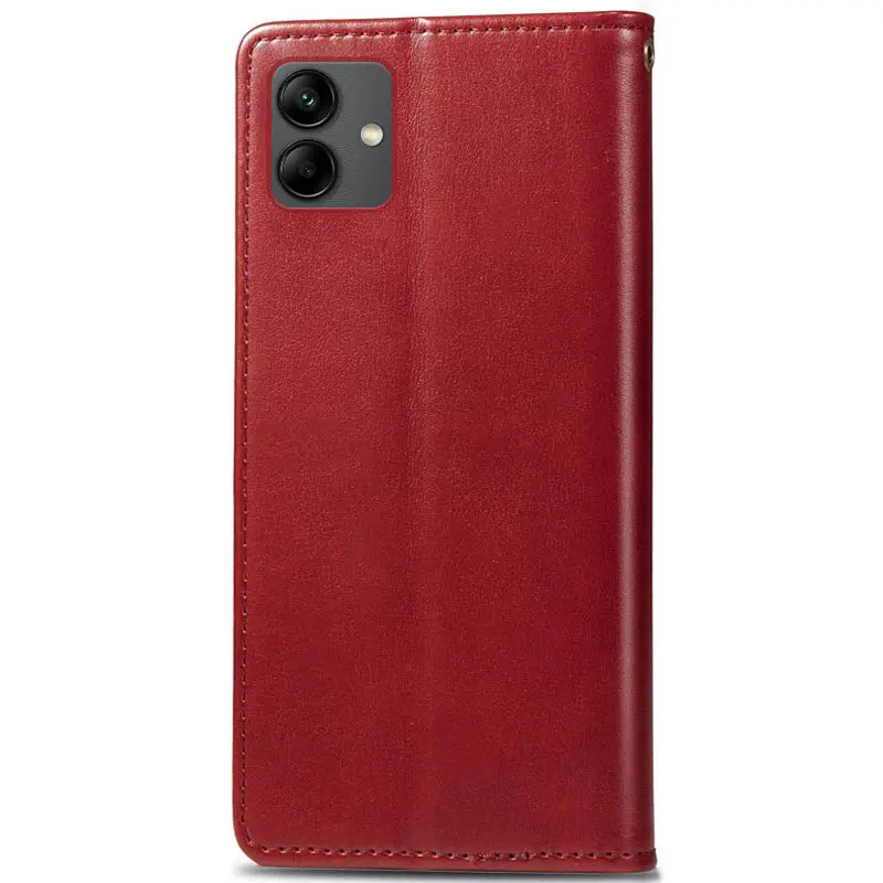 Skórzane etui książka Gallant (PU) do Samsung Galaxy A08 / A07 4G / A07s, Czerwony 1, Sztuczna skóra