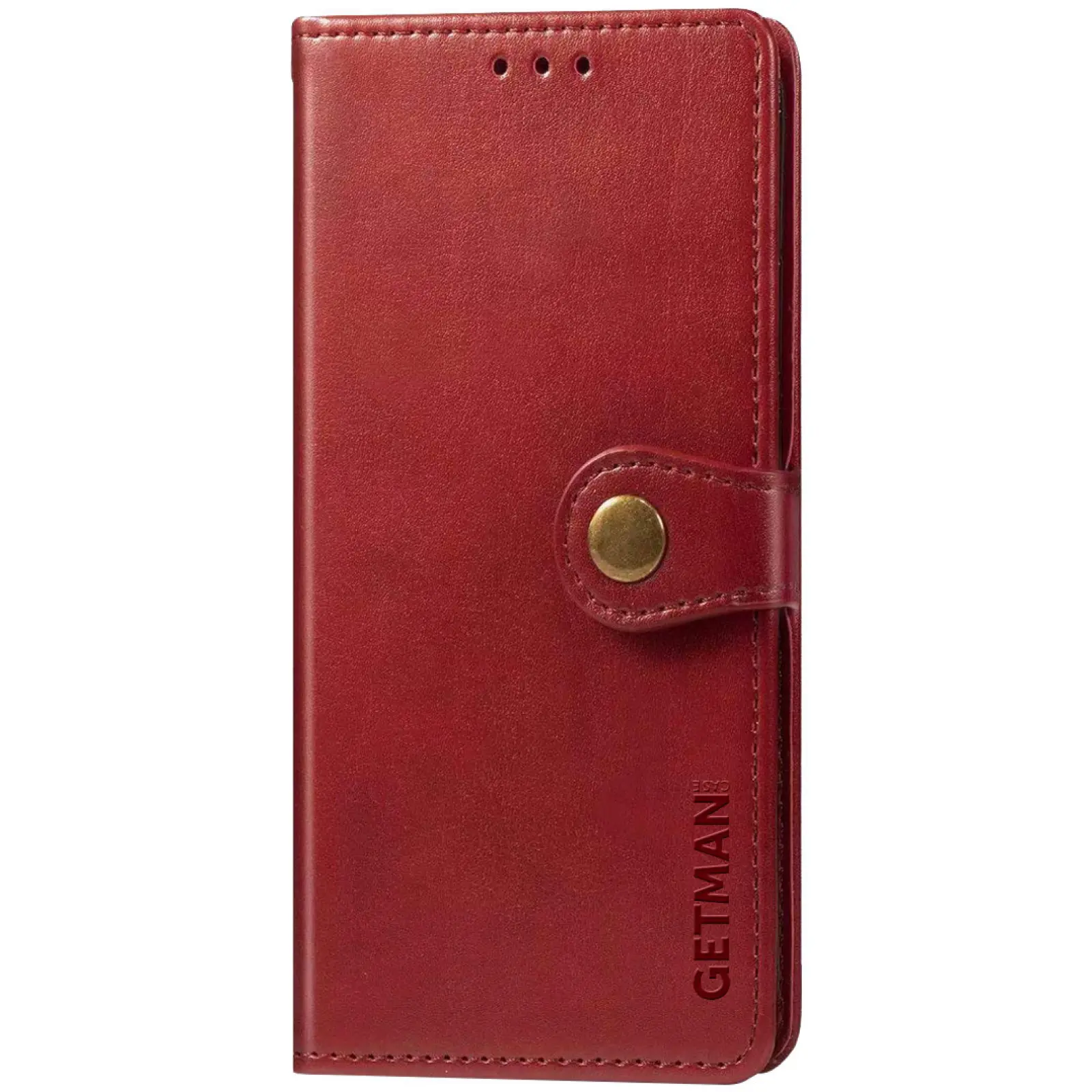 Skórzane etui książka Gallant (PU) do Samsung Galaxy A08 / A07 4G / A07s, Czerwony, Sztuczna skóra