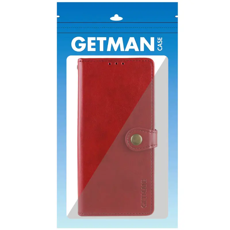 Skórzane etui książka Gallant (PU) do Samsung Galaxy A08 / A07 4G / A07s, Czerwony 5, Sztuczna skóra
