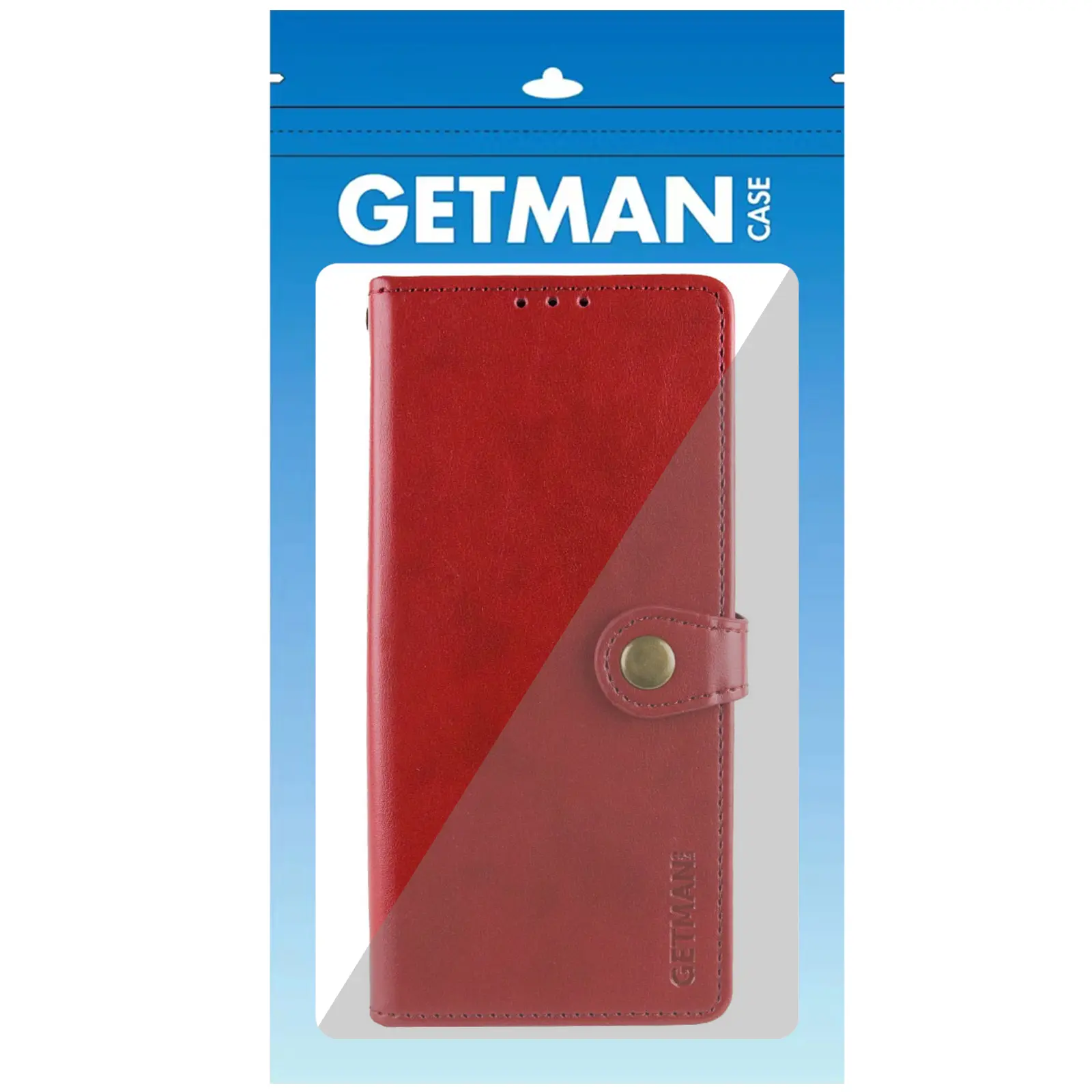 Skórzane etui książka Gallant (PU) do Samsung Galaxy A08 / A07 4G / A07s, Czerwony 5, Sztuczna skóra