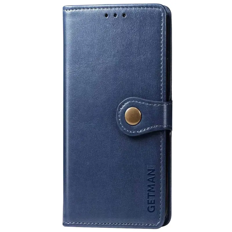 Skórzane etui książka Gallant (PU) do Samsung Galaxy A08 / A07 4G / A07s, Niebieski, Sztuczna skóra