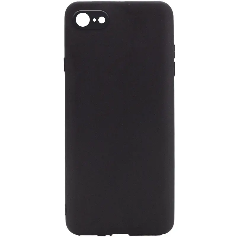 Etui TPU Candy Full Camera do Apple iPhone 7 / 8 / SE (2020) (4.7"), Czarny / Black, TPU