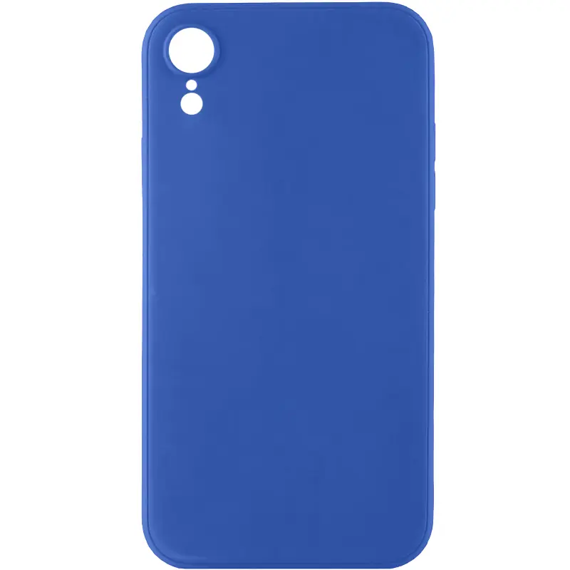 Etui TPU Candy Full Camera do Apple iPhone XR (6.1"), Niebieski / Dark Blue, TPU